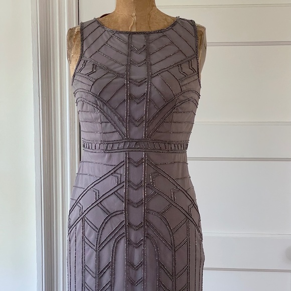 Adrianna Papell Women's Beaded Short Cocktail Dress - Size 2 - Picture 1 of 7